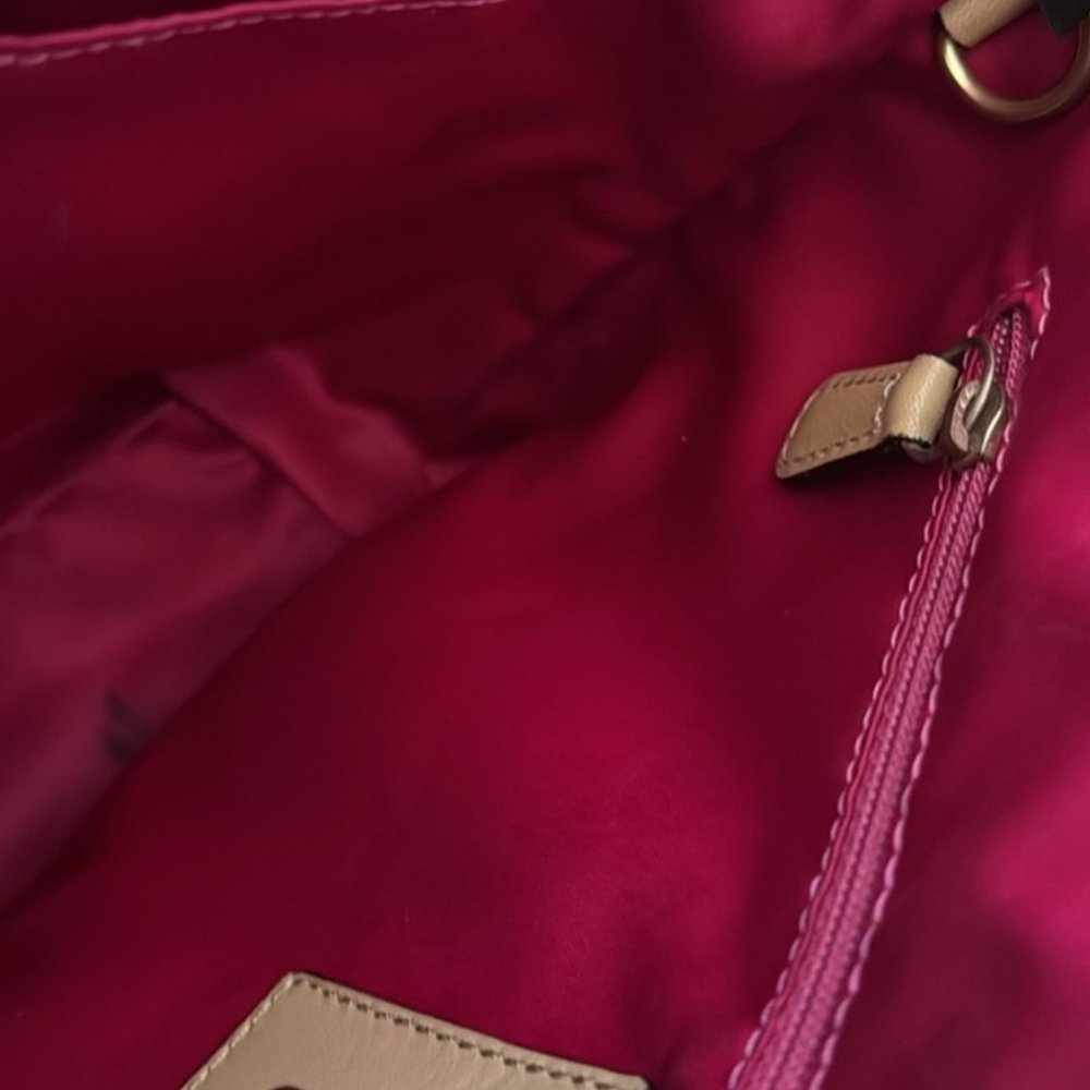 Coach Beige and Brown Signature Tote - Picture 9 of 13